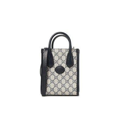 GUCCI MINI TOTE BAG WITH INTERLOCKING&G 671623 (20*16*7cm)